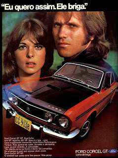 propaganda Ford Corcel GT - 1972;  1972; brazilian advertising cars in the 70s; os anos 70; história da década de 70; Brazil in the 70s; propaganda carros anos 70; Oswaldo Hernandez;