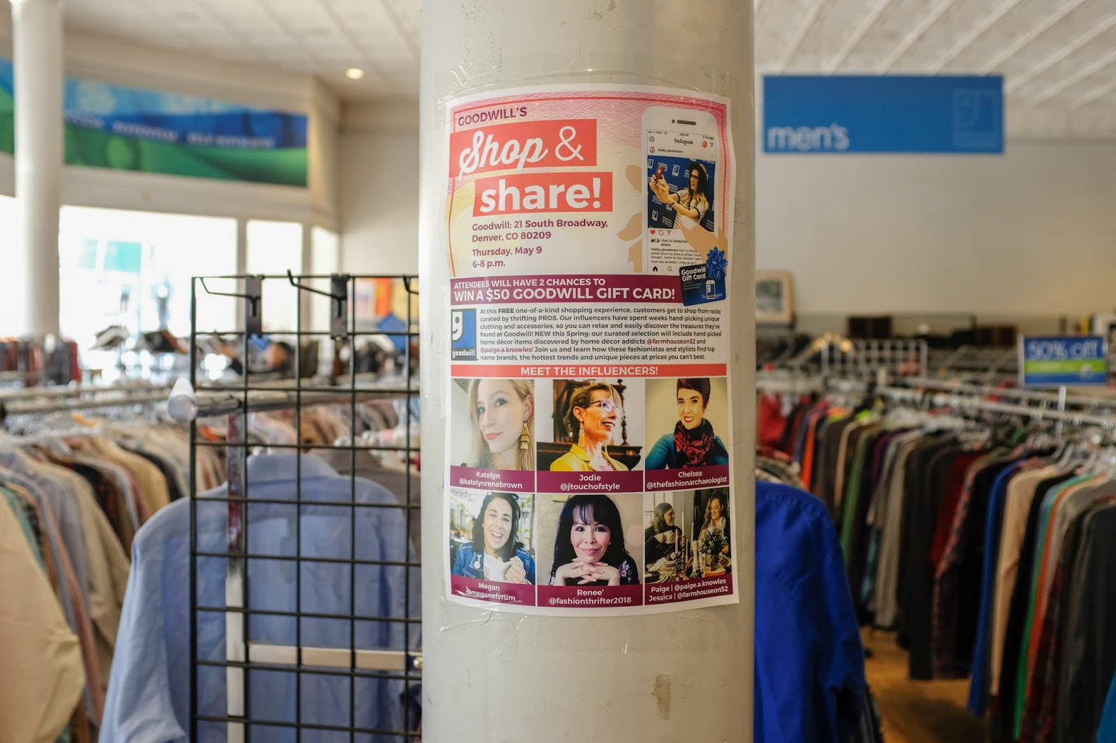 Goodwill Denver Shop & Share Megan Elvrum