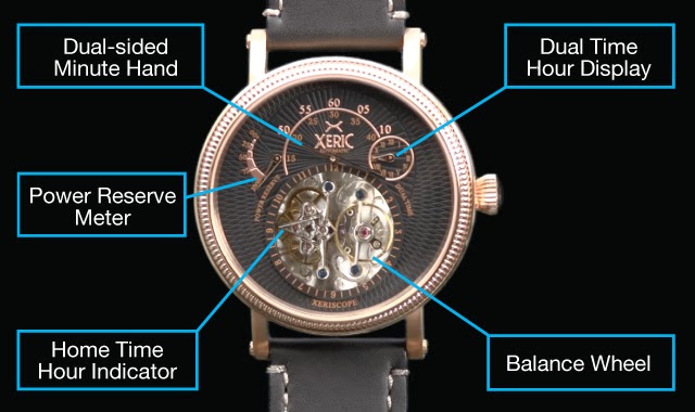 Xeric Watches: The Xeriscope Orbiting Mechanical Automatic Watch