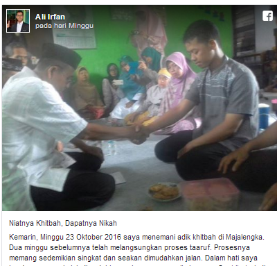 Agar Terhindar Dari Kemaksiatan, Pria Ini Berniat Melamar Pacarnya, Malah Langsung Dinikahkan Oleh Calon Mertuanya Agar Terhindar Dari Kemaksiatan, Pria Ini Berniat Melamar Pacarnya, Malah Langsung Dinikahkan Oleh Calon Mertuanya
