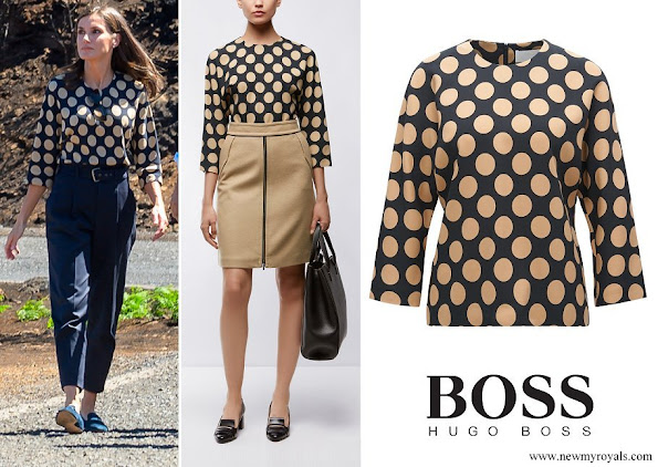 Queen-Letizia-wore-Hugo-Boss-Polka-Dot-Blouse.jpg