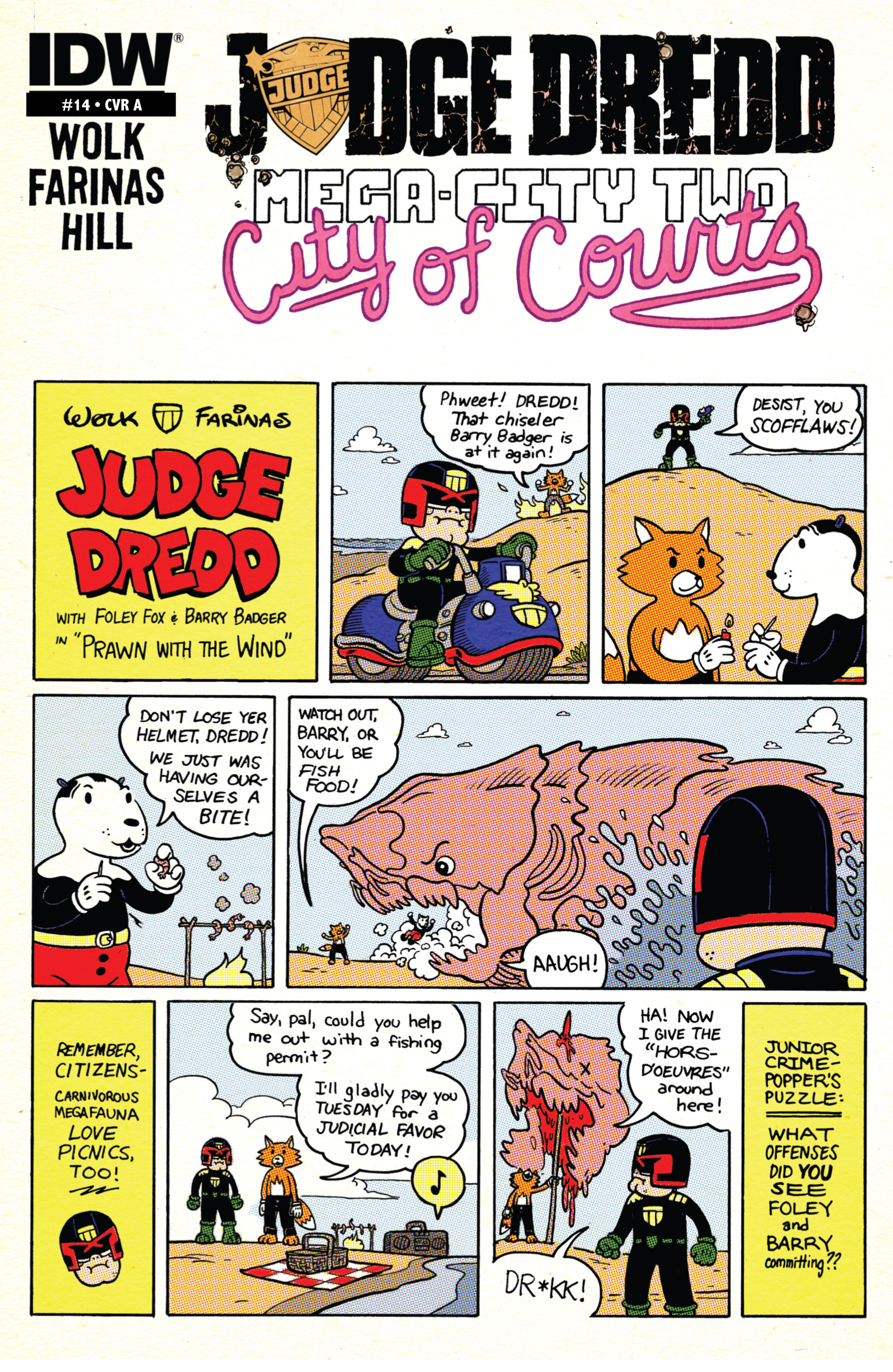 Read online Judge Dredd: Mega-City Two comic -  Issue #4 - 1