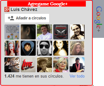 ¿Cómo agregar un widget caja de seguidores Google+ slide out en mi página web?