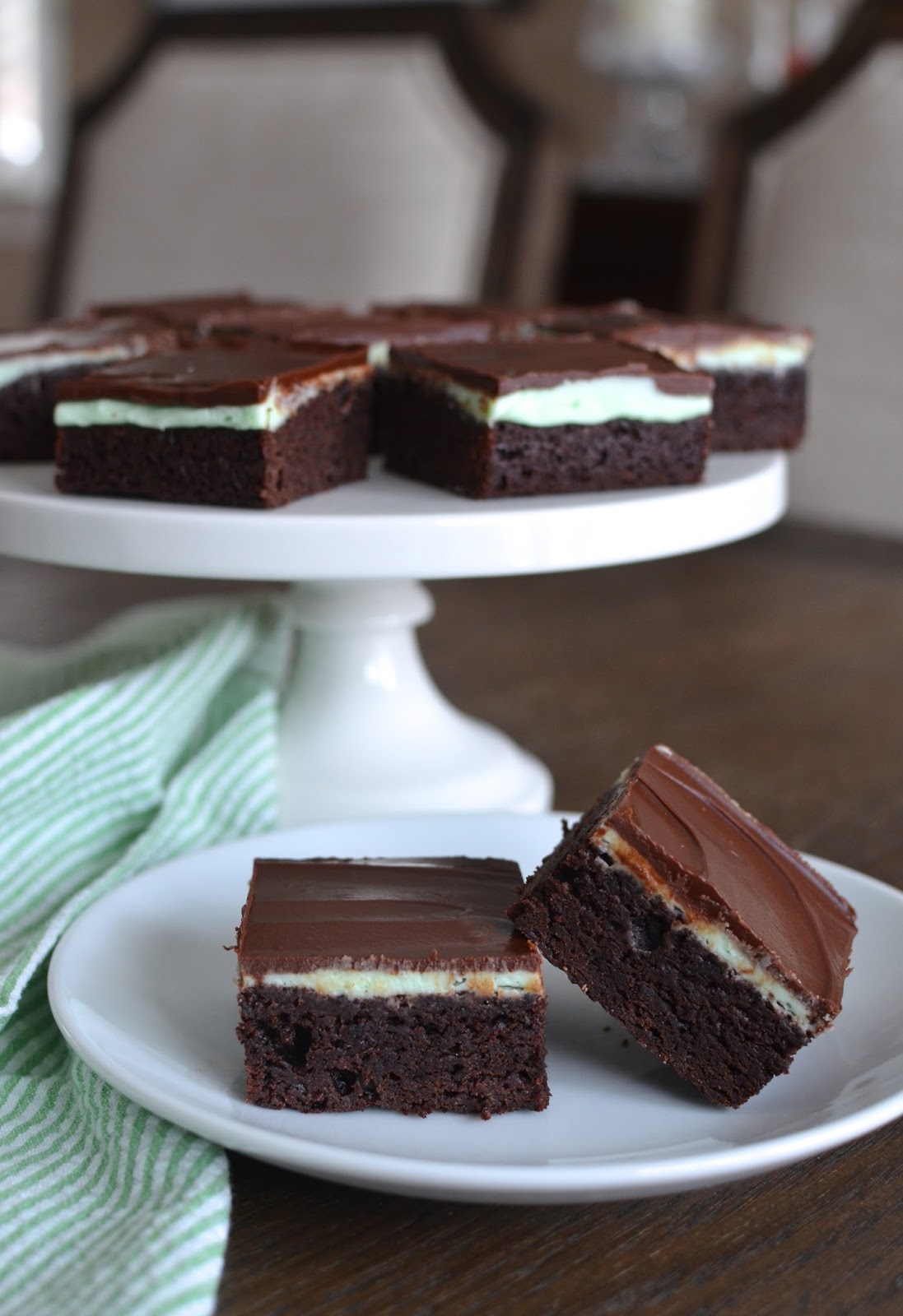 Playing with Flour Chocolate mint bars