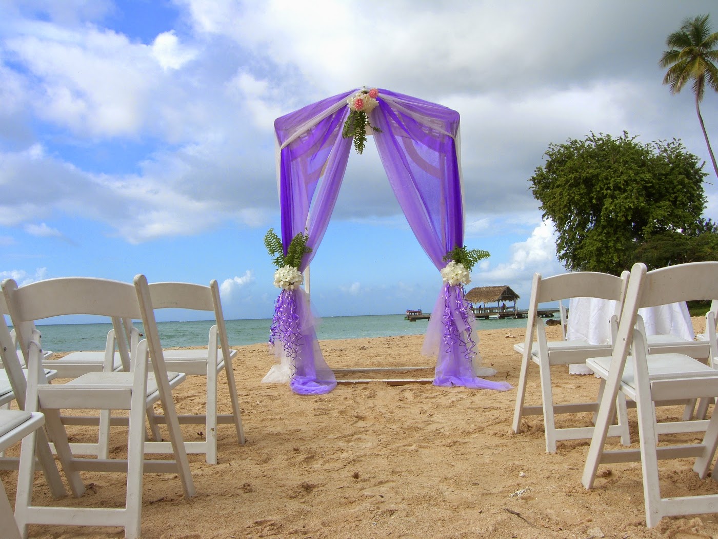 Tobago Wedding Venues Pigeon Point Wedding Package With Cabin Reception