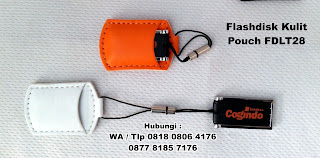 USB Leather Pouch FDLT28, Flashdisk Kulit Mini Pouch, Flashdisk Kulit Pouchy, Souvenir USB Flashdisk Kulit ( FDLT28 ), USB Metal Mini dengan Kantong