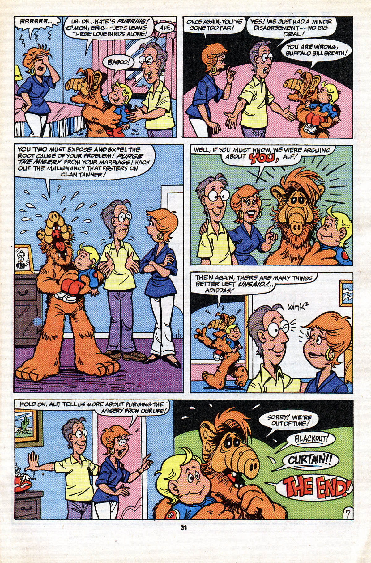 Read online ALF comic -  Issue #29 - 33