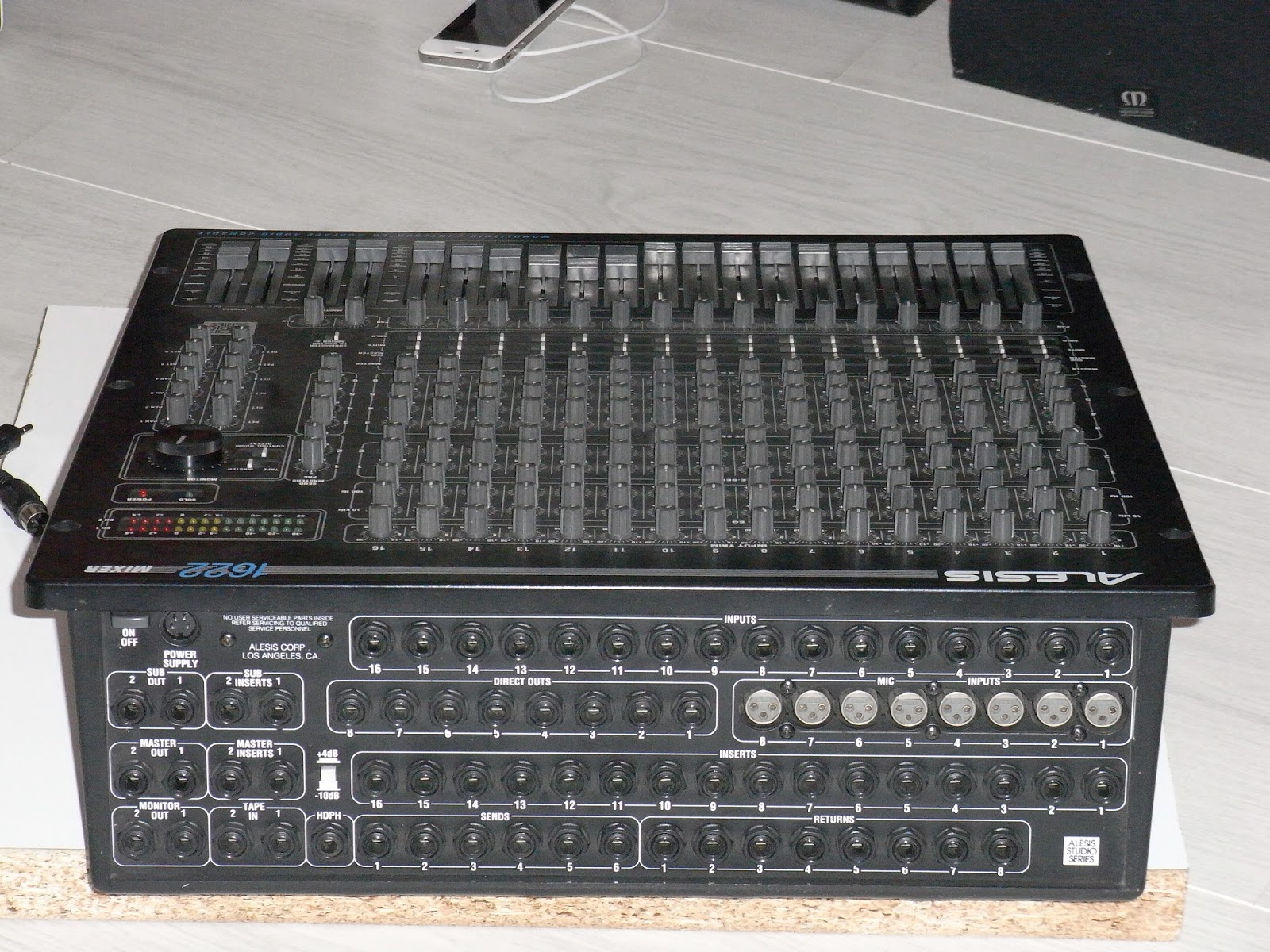 Infrequent Sound [sex.tex] technology Alesis 1622, 16 channel mixer, 1993