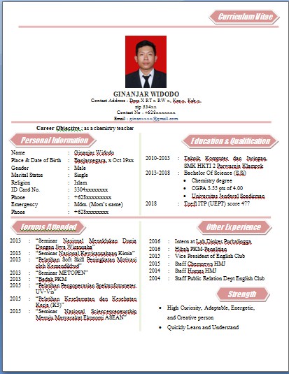 Tips Membuat Cv Untuk Fresh Graduate Awas Jangan Sampai Salah