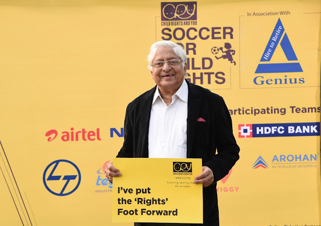 CRY champions the importance of child education through the beautiful game called football CRY champions the importance of child education through the beautiful game called football