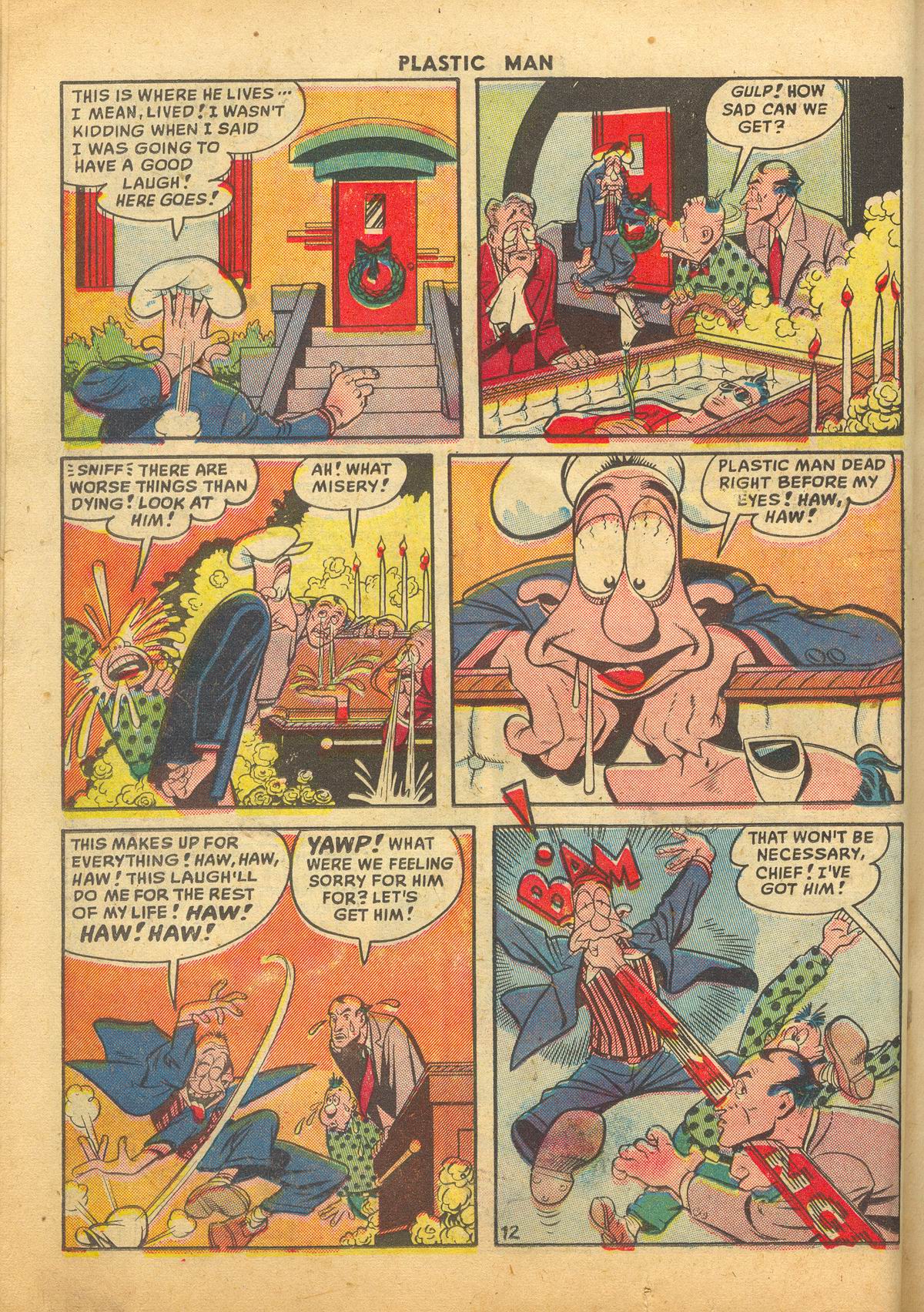 Read online Plastic Man (1943) comic -  Issue #20 - 14