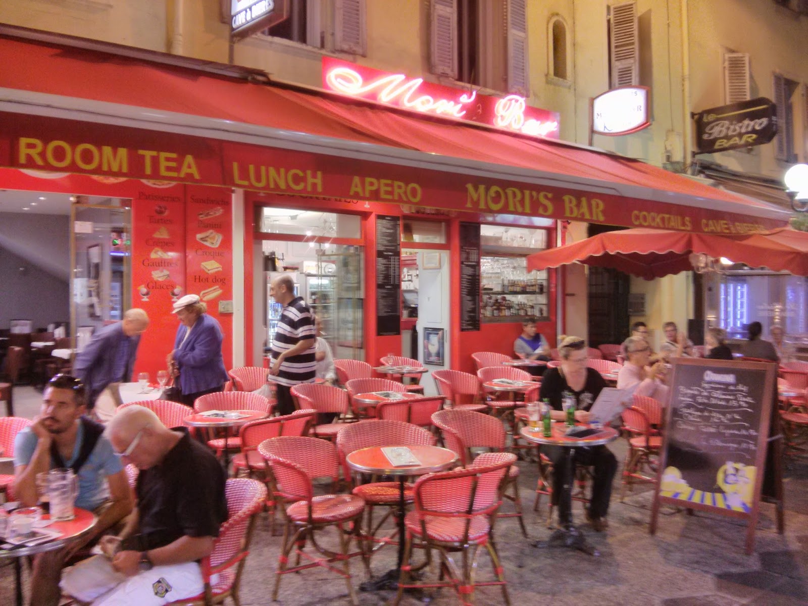 French Riviera Mori's Bar In Nice, France