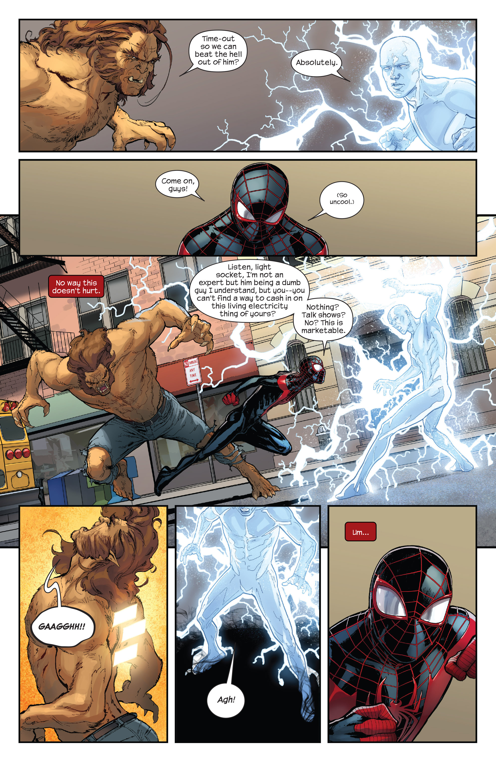 Read online Miles Morales: Ultimate Spider-Man comic -  Issue #10 - 10