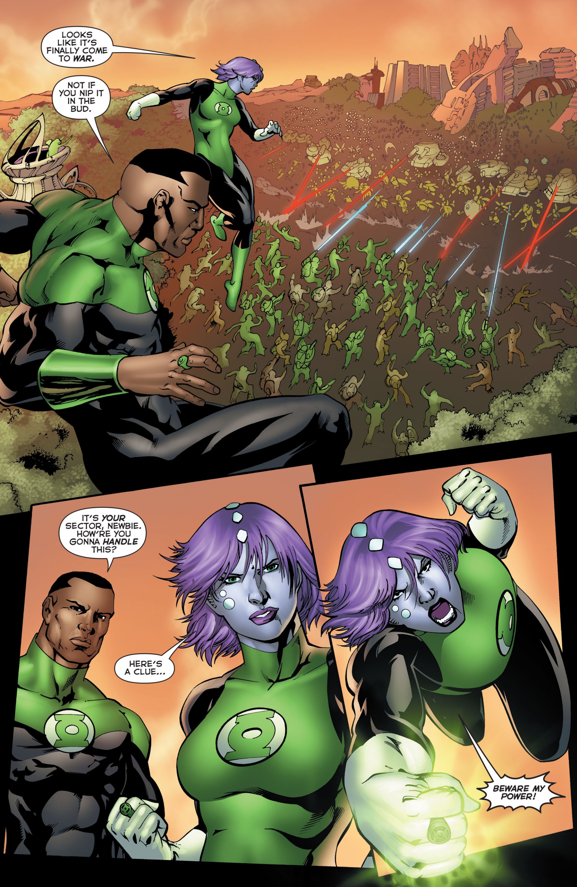 Read online Green Lantern Corps (2006) comic -  Issue #61 - 13