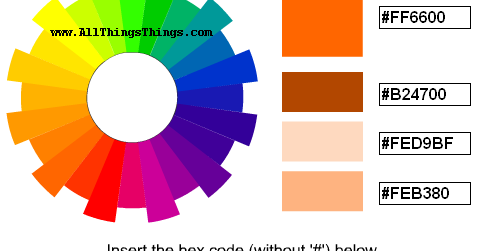 Hex Color Wheel - Color Code Generator Tool