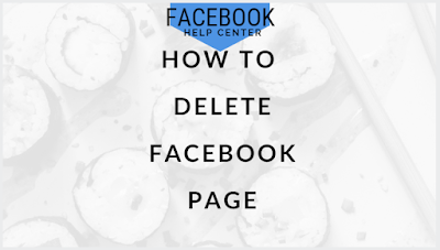 Delete Facebook Business Page