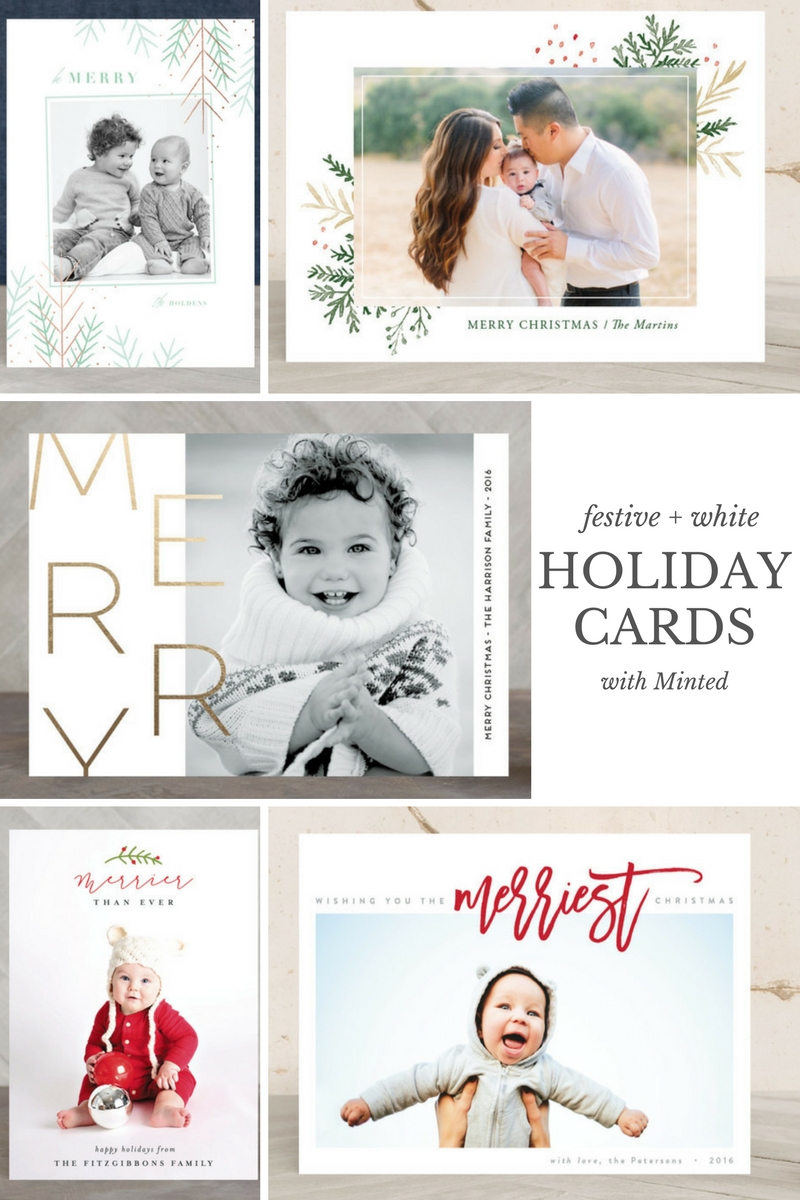 Holiday Card Inspiration + Minted Giveaway! Home Sweet Ruby
