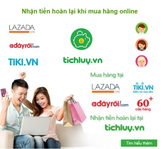 TichLuy.vn, mã giảm giá, khuyến mãi và hoàn tiền khi mua sắm