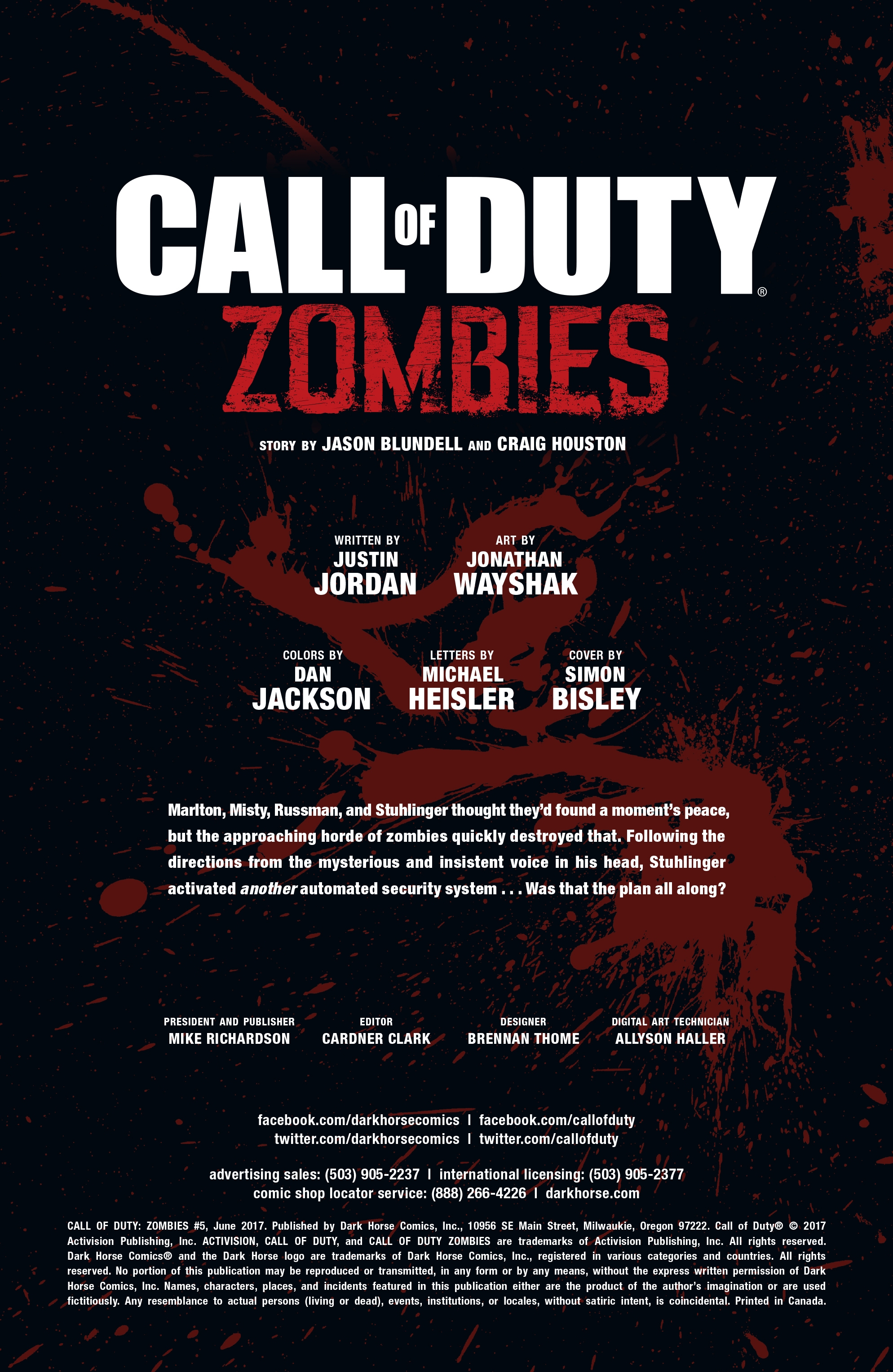 Read online Call of Duty: Zombies comic -  Issue #5 - 2