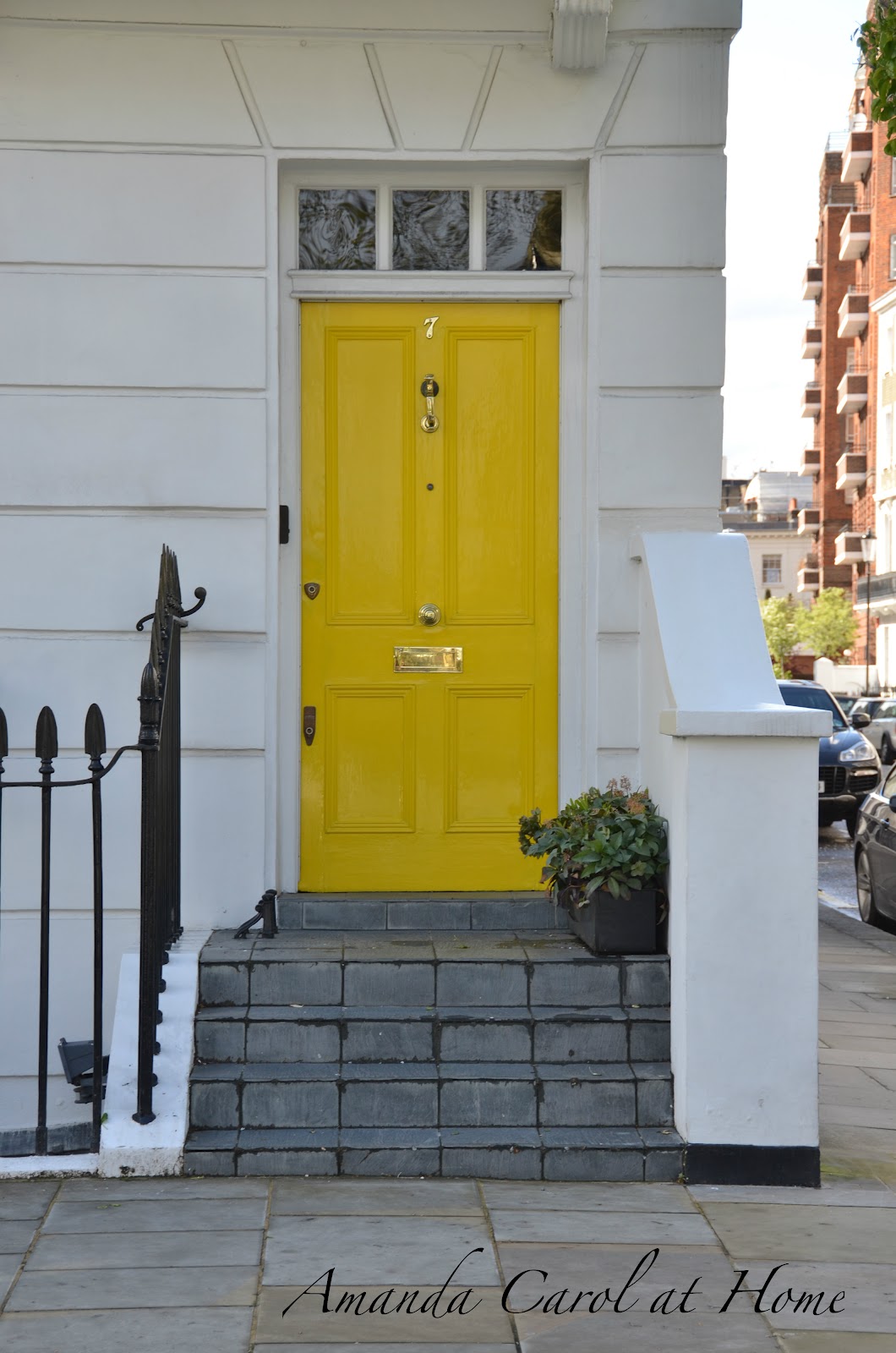 Cottage front doors, Front door colors, Yellow front doors