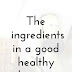 The Ingredients in a Good Healthy Shampoo