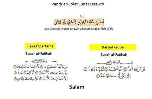 Doa selepas solat tarawih