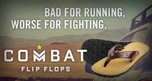 Flip Flops made with Combat Boots