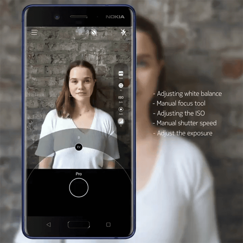 nokia 8 now has camera pro mode