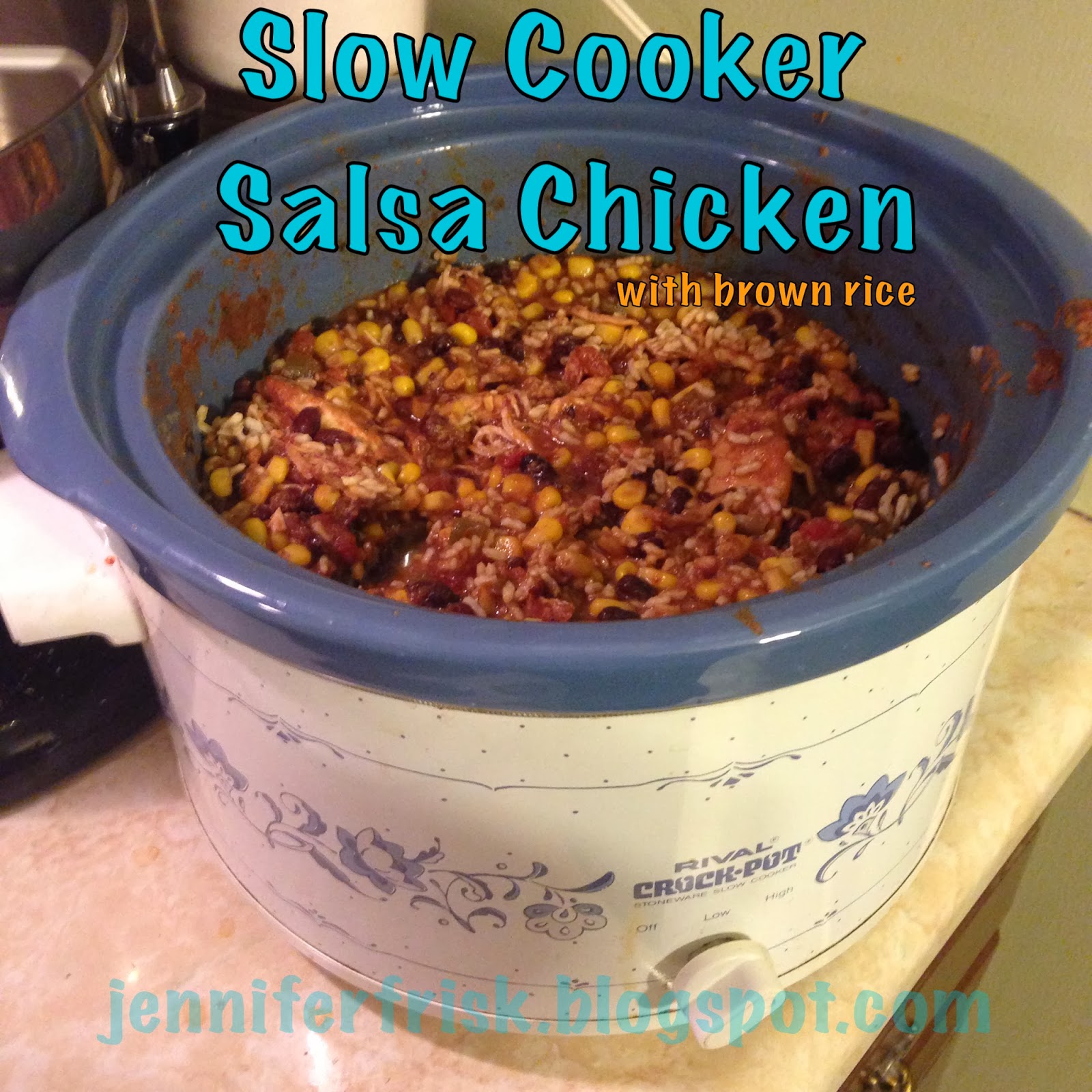 Joy in the Journey Midweek Mealtime Slow Cooker Salsa Chicken with