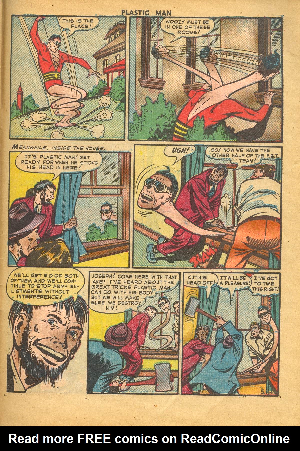 Read online Plastic Man (1943) comic -  Issue #34 - 31