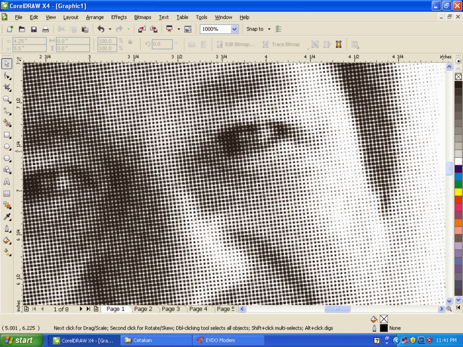Kursus Sablon Makassar: Cara Bikin Raster / Halftone dengan Corel draw