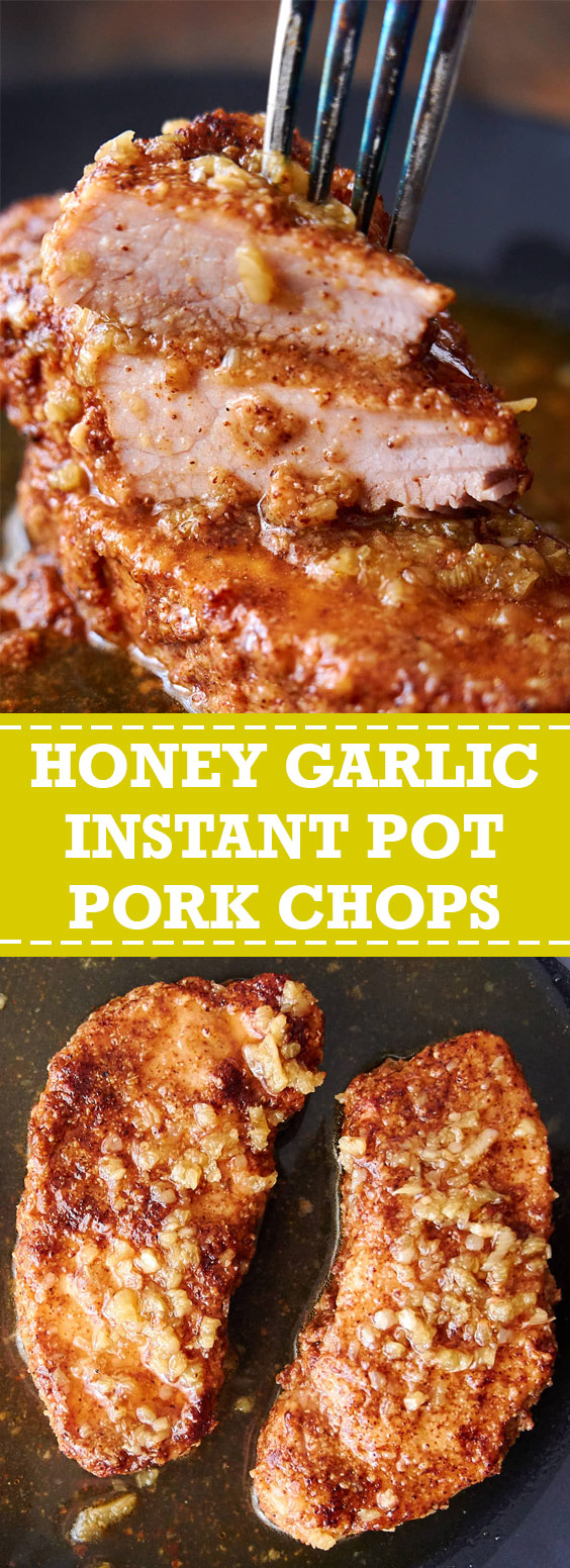 Honey Garlic Instant Pot Pork Chops - FOOD RECIPES