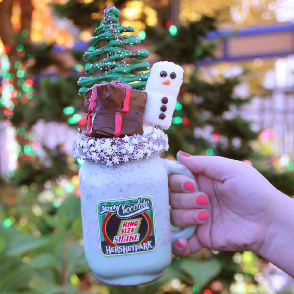 king sized shakes available at simply chocolate inside hersheypark photo from hersheypark facebook page - Christmas At Hershey king sized shakes available at simply chocolate inside hersheypark photo from hersheypark facebook page - Christmas At Hershey