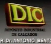 Propaganda da rede de lojas de calçados DIC: famosa no cenário paulista em meados dos anos 90.