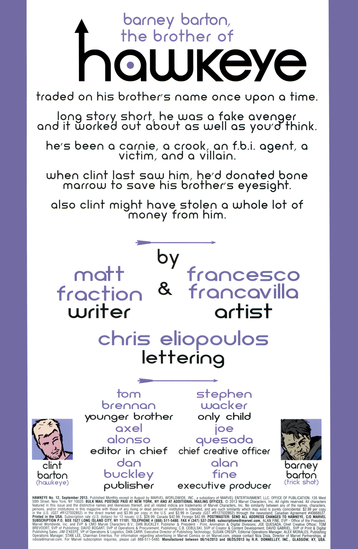 Read online Hawkeye (2012) comic -  Issue #12 - 2