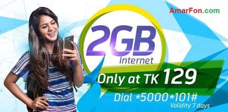 GP 2GB 129TK Grameenphone 2 GB Internet Data Package Only 129 Taka