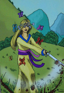 Princess of Swords, King's Journey Tarot