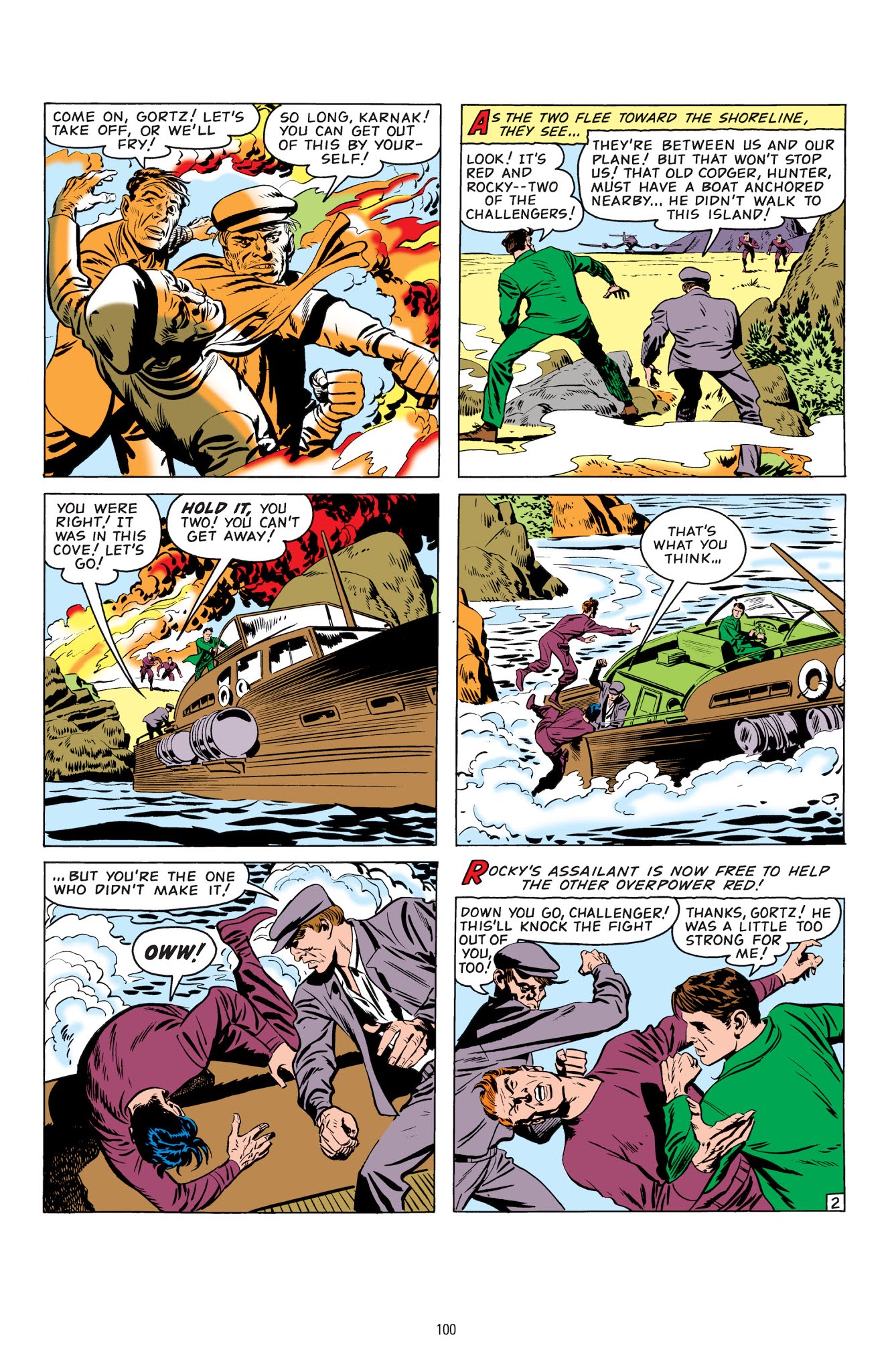 Read online Challengers of the Unknown by Jack Kirby comic -  Issue # TPB (Part 1) - 100