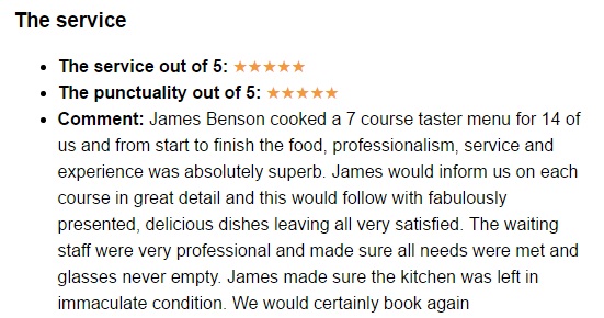 Seven Course Tasting Menu Near Cirencester The Cotswold Food Year