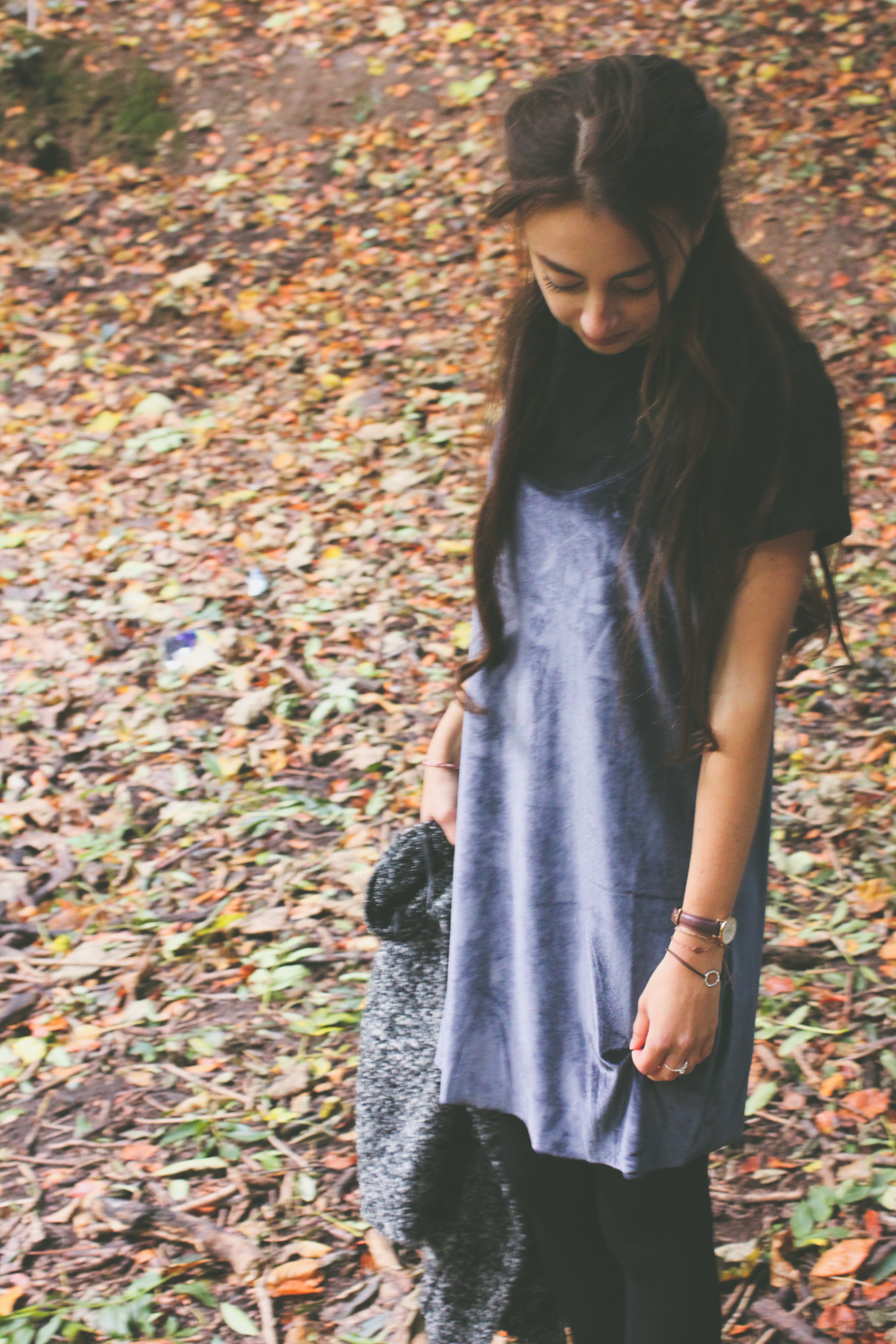 Velvet slip dress | www.hannahemilylane.com
