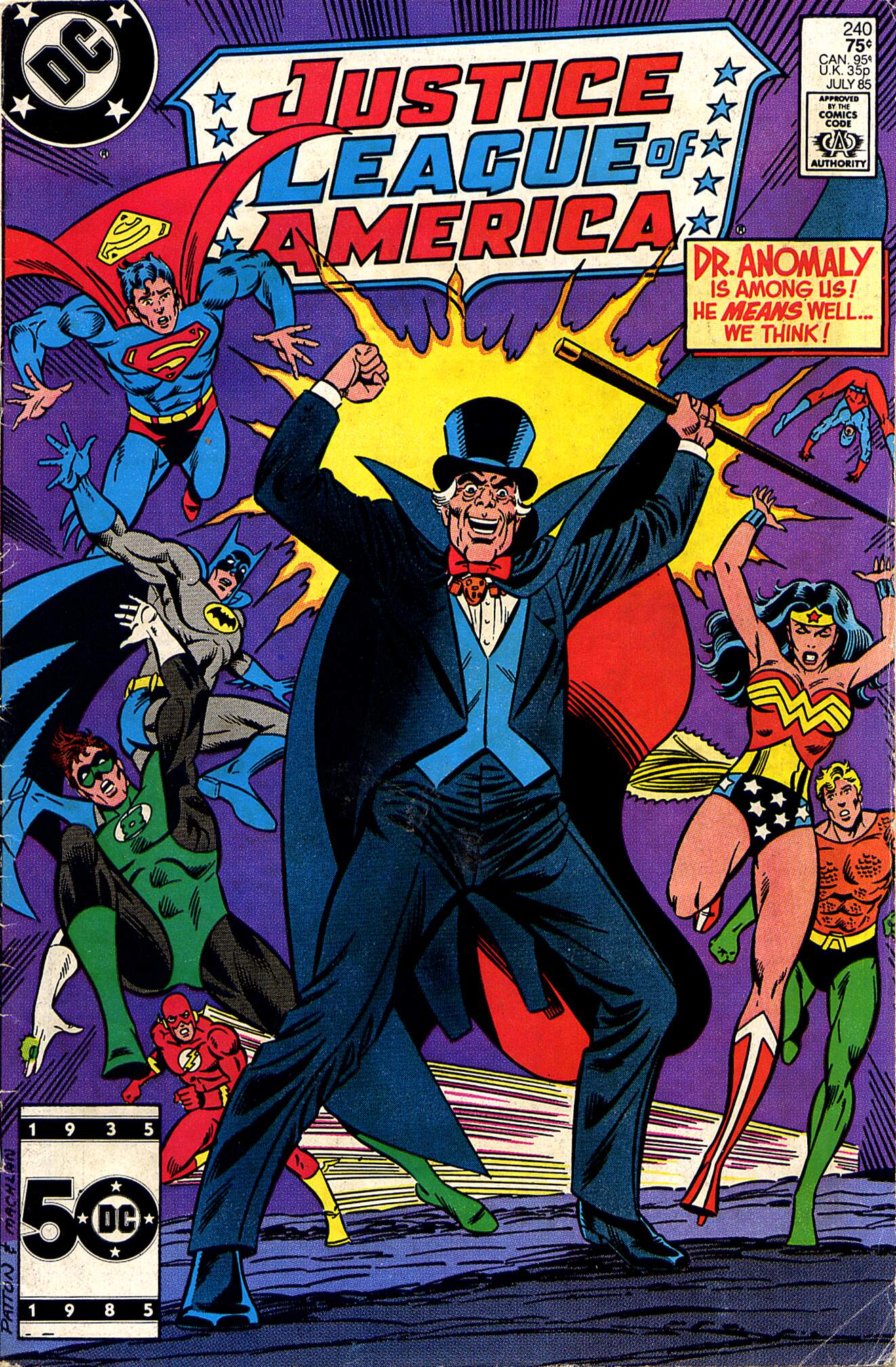 Read online Justice League of America (1960) comic -  Issue #240 - 1