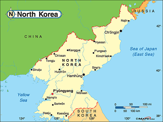 Geography of North Korea - Wikipedia