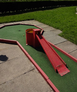 Crazy Golf course at Haigh Woodland Park in Wigan Crazy Golf course at Haigh Woodland Park in Wigan