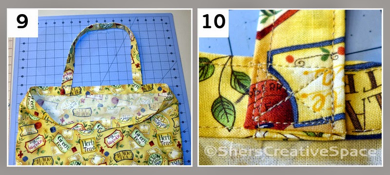 Sher's Creative Space: Tutorial - Foldable Tote Bag with Matching Sleeve