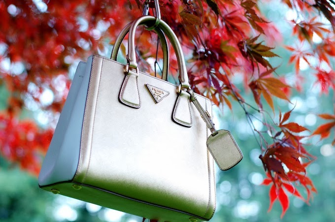 Prada Saffiano Lux Bicolor EW tote (BN2608) handbag review