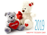 teddy day images, compatible teddy bear couple enjoying their pleasant teddy day