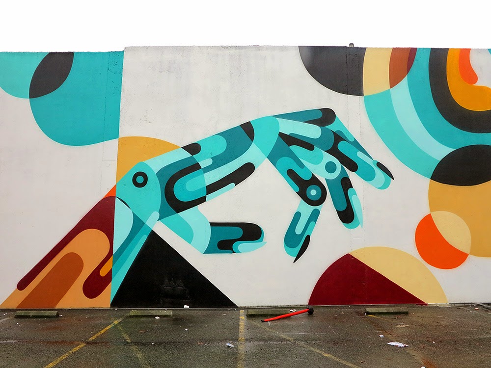 Reka paints a large new mural in San Francisco, USA – StreetArtNews
