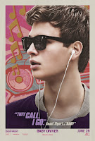 Baby Driver Poster Ansel Elgort