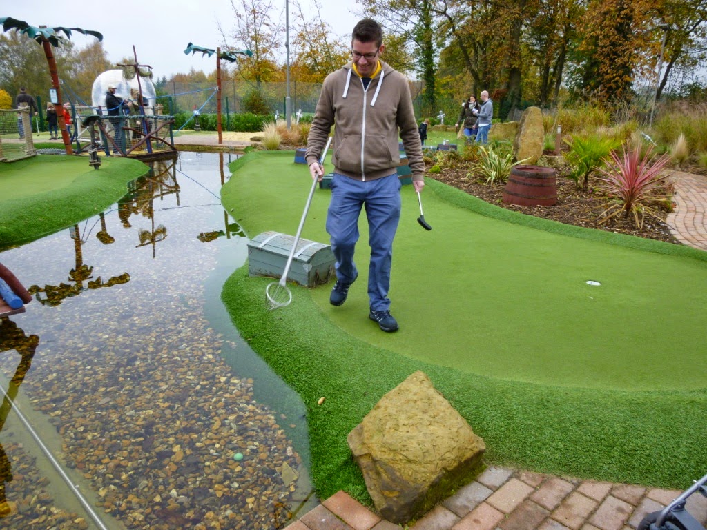 Pirate Island Adventure Golf course at Hoebridge Golf Centre in Woking, Surrey Pirate Island Adventure Golf course at Hoebridge Golf Centre in Woking, Surrey