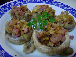 Champiñones rellenos